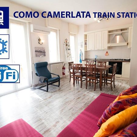 Ferienwohnung Casina - Self Check In 24H - Como Camerlata Train Station Exterior foto