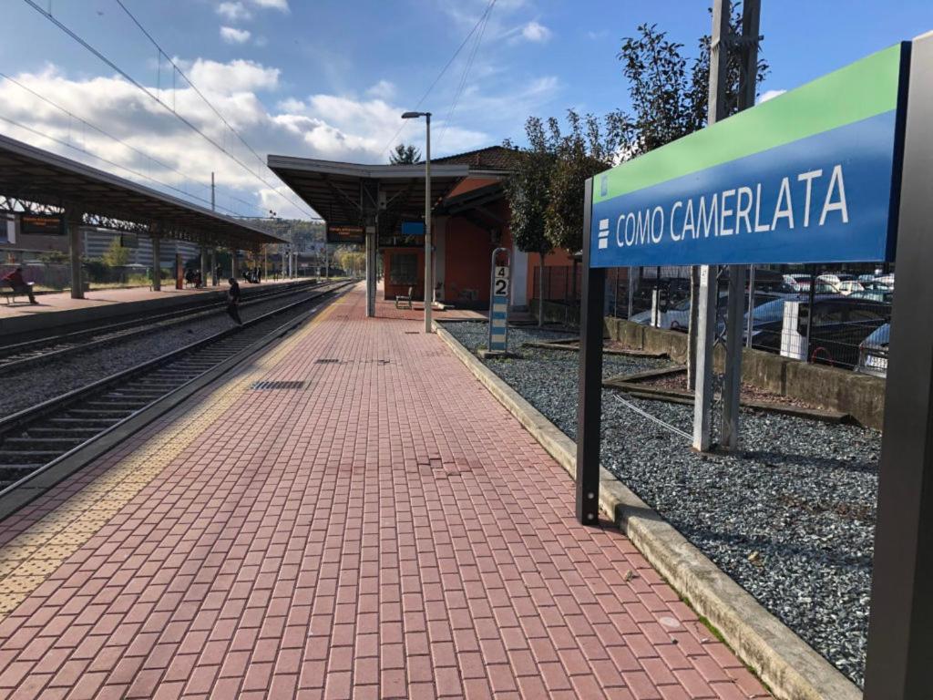 Ferienwohnung Casina - Self Check In 24H - Como Camerlata Train Station Exterior foto